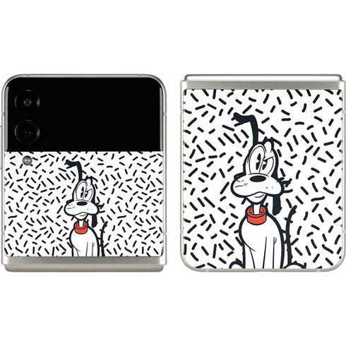 Disney Friends Pluto Confused Galaxy Z Flip3 5G Skin